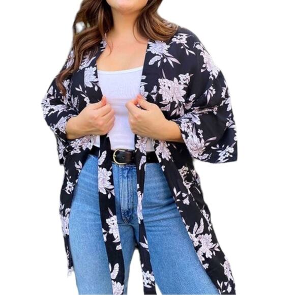 Spiritual Gangster Maya Floral Kimono Size OS - Picture 1 of 10